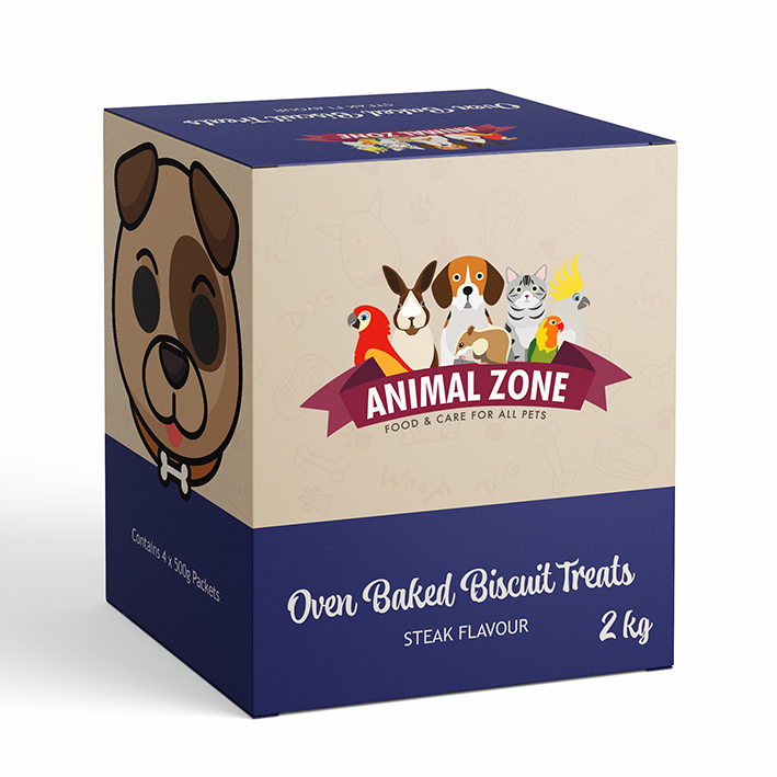 Baked Dog Treats 2KG – Steak