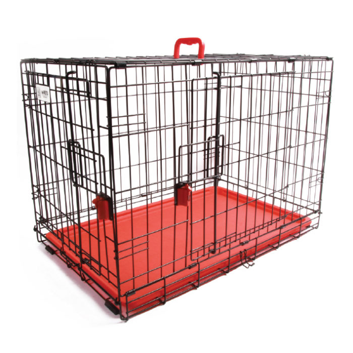 Coloured Wire Crate – Red