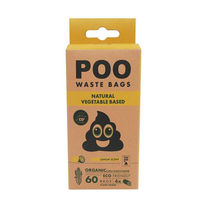 Poo Dog Waste Bags – Lemon