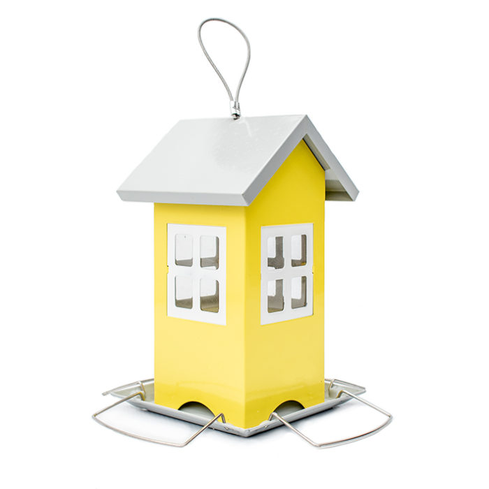 Small Yellow House Feeder