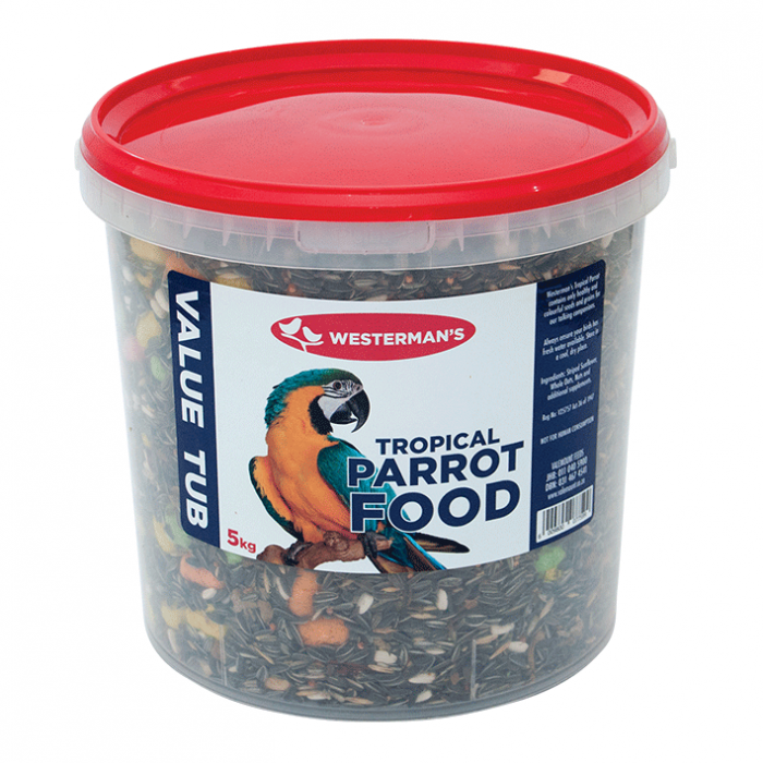 Tropical Parrot Food Value Tub 5kg